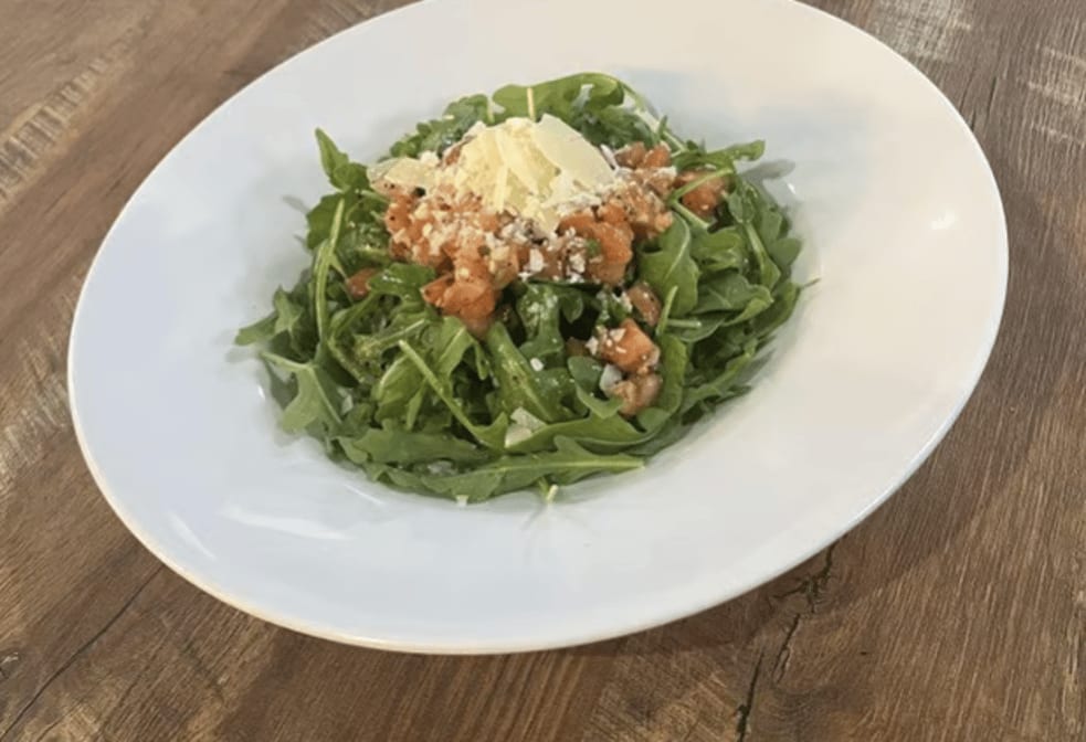 Fresh Baby Arugula Salad.