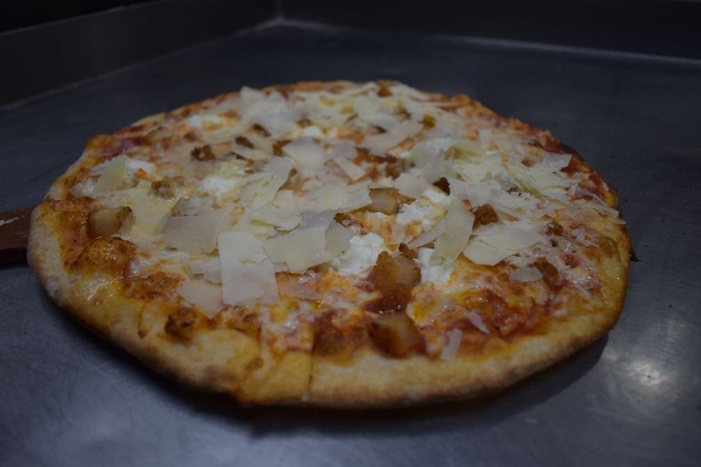 Pollo Parmigiano Pizza.