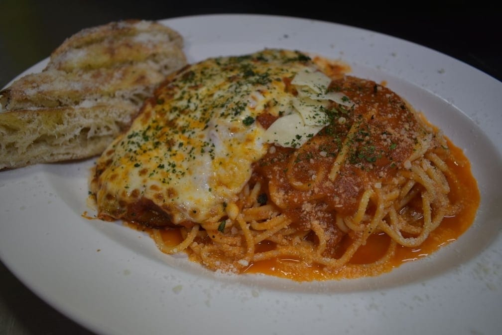 Eggplant Parm Pasta.